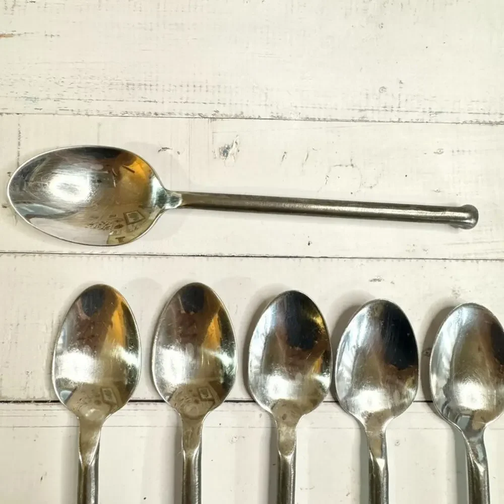 13 pc Set Flatware Modern Minimal Forged Stainless Steel 18/10 China Artisan